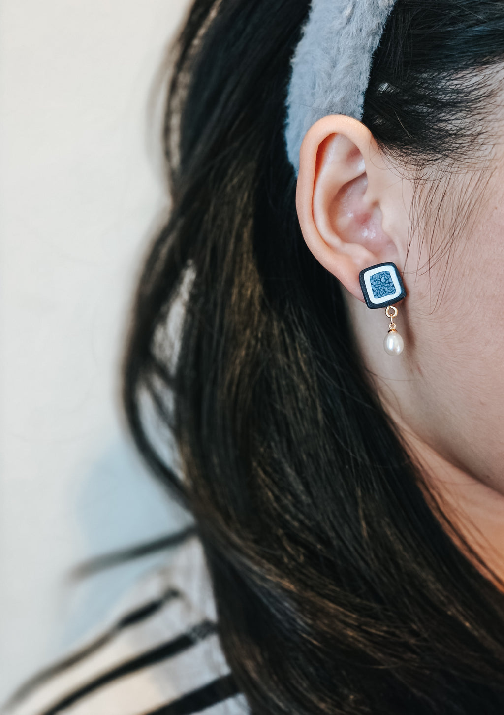 Oriental Blue with pearl
