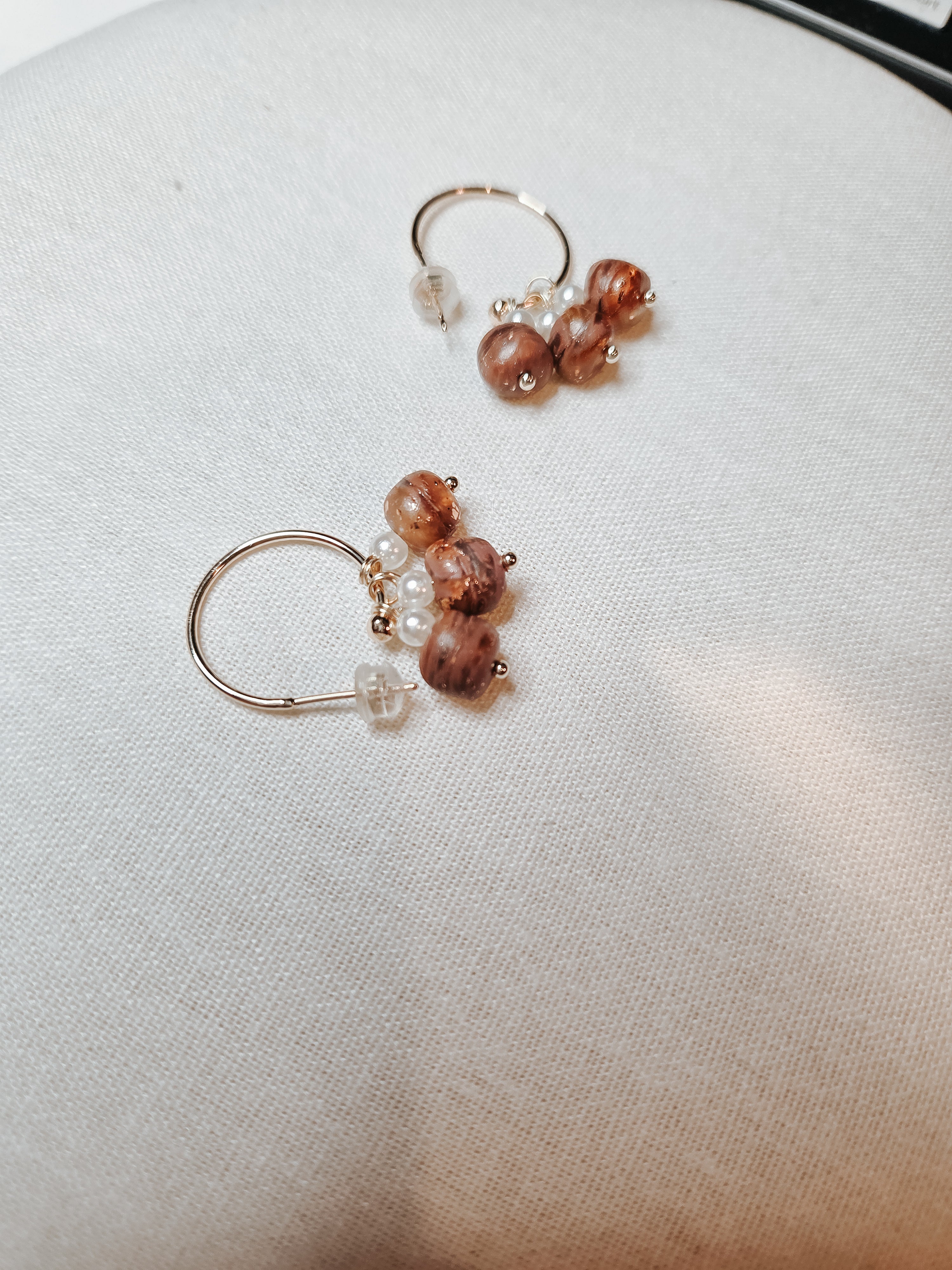 Vintage Blush Cluster with pearls