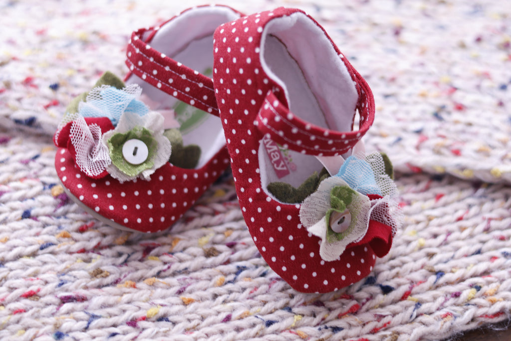 Polka Dot Red Mary Jane