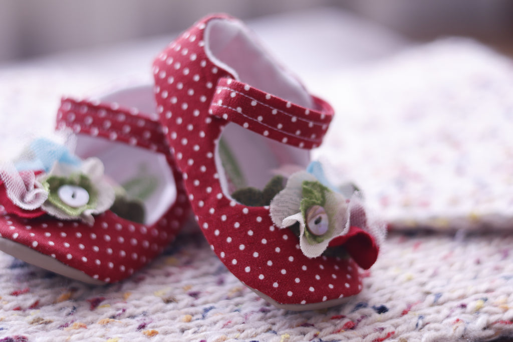 Polka Dot Red Mary Jane