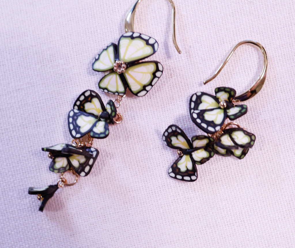 🦋🦋🦋fluttering - yellow black