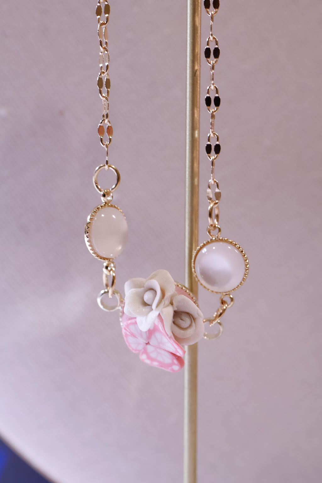 🦋 Bracelet (pink) - magnet clasp