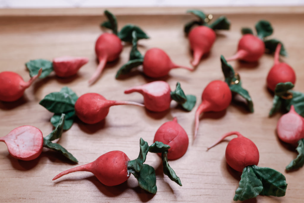 Cute Red Reddish (Mixed and matched 3 earrings)