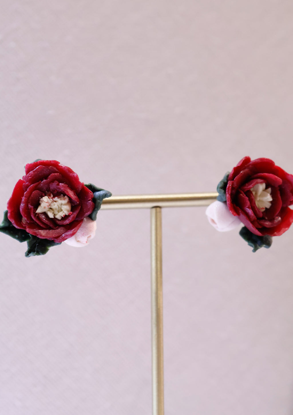 Peony studs (2 designs)