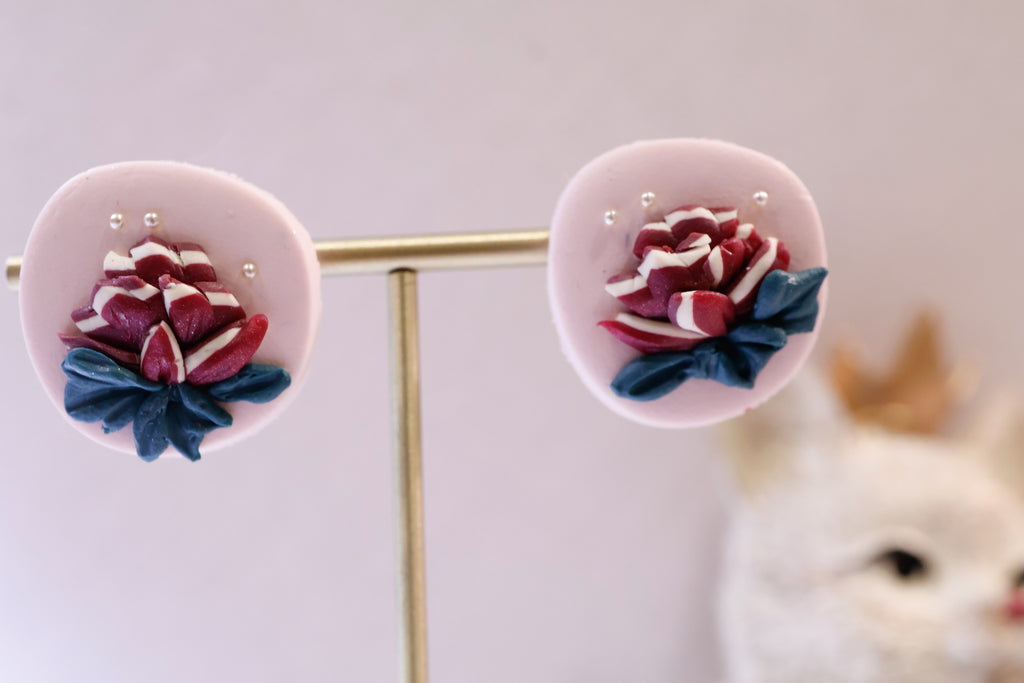 Peony stud medium