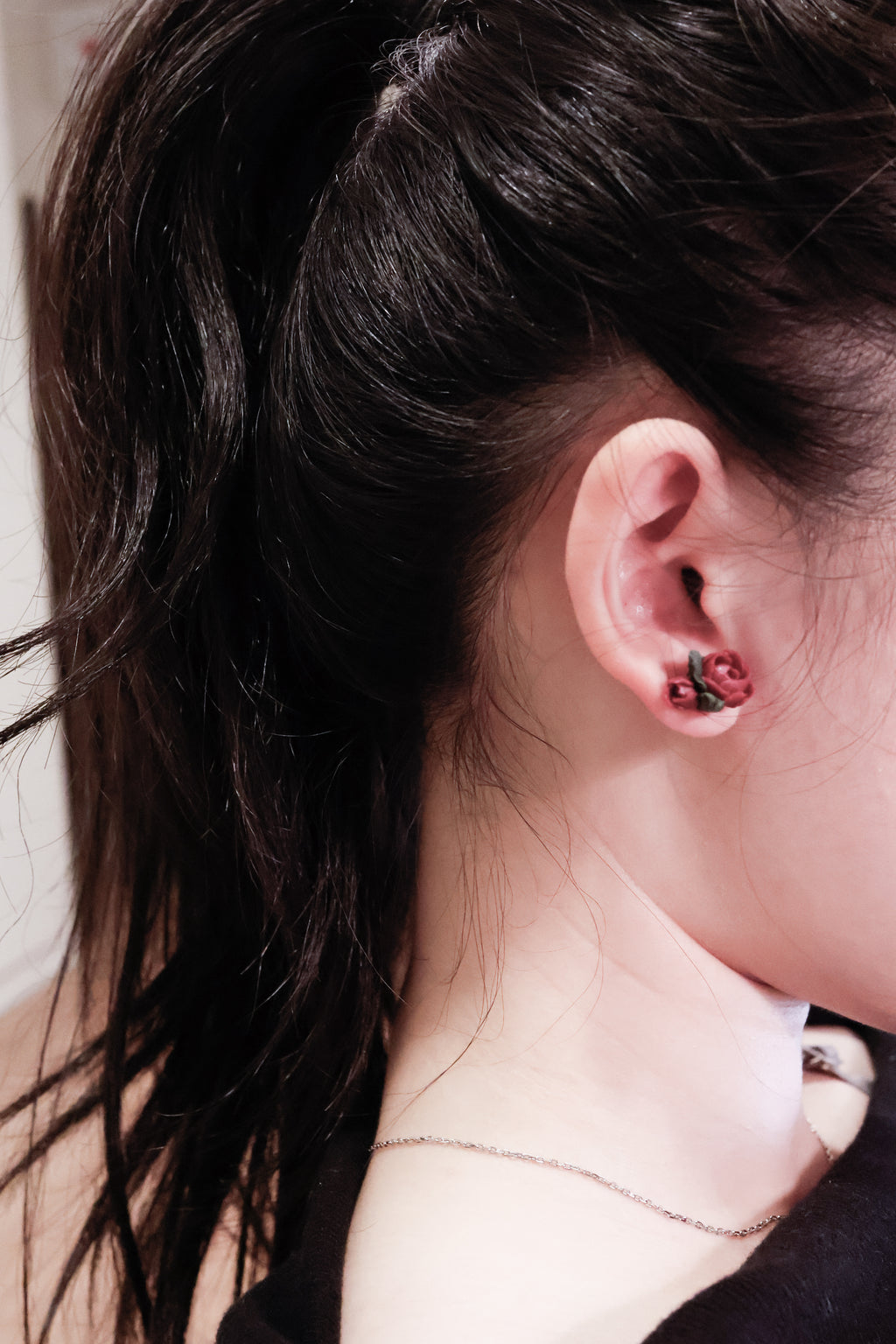 Peony studs (2 designs)