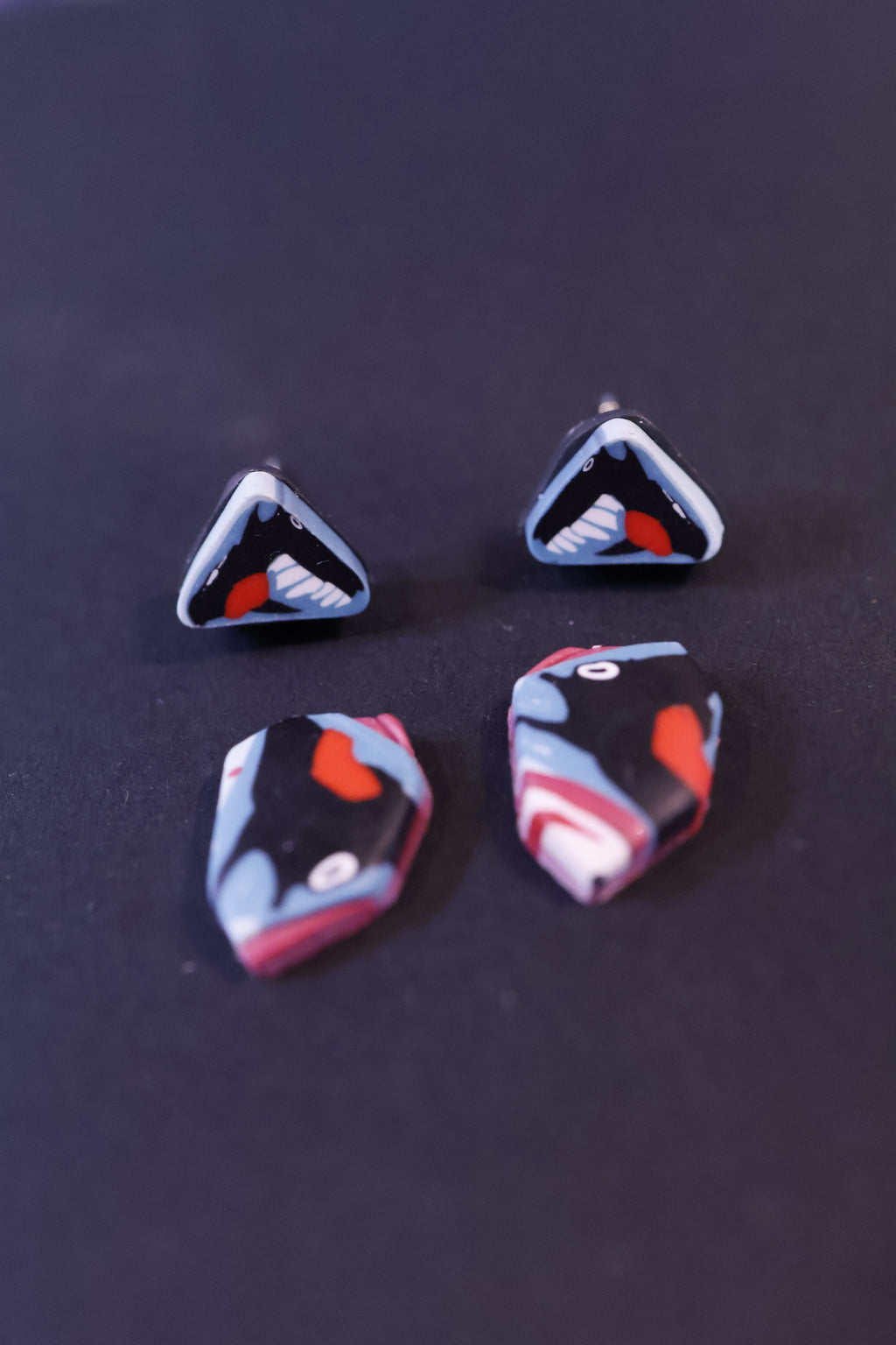Red Riding Hood Series Studs [2 pairs]